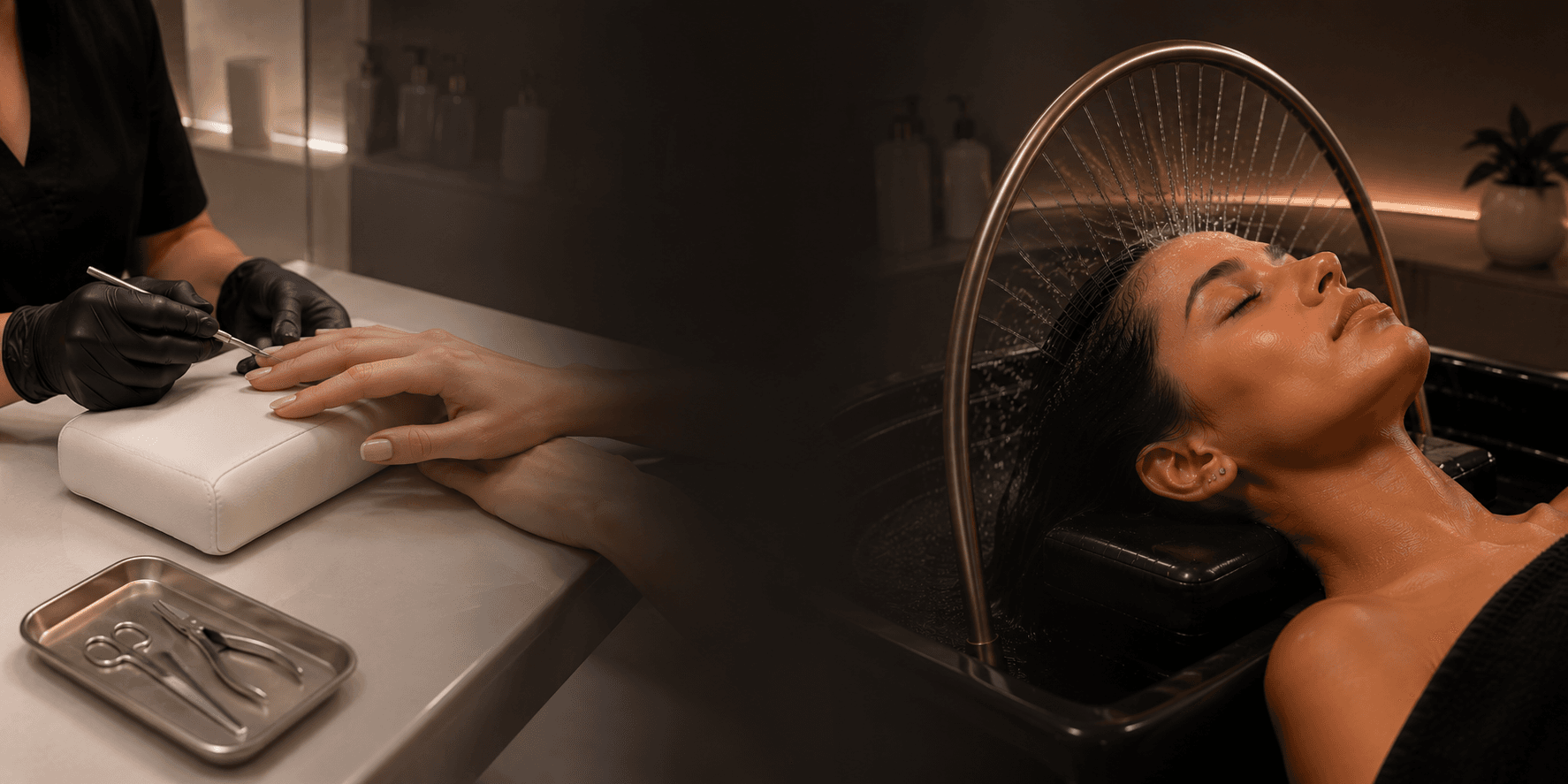 Russian manicure and Japanese head spa treatments at Nails & Head Spa by 4Hands in Charlotte, NC